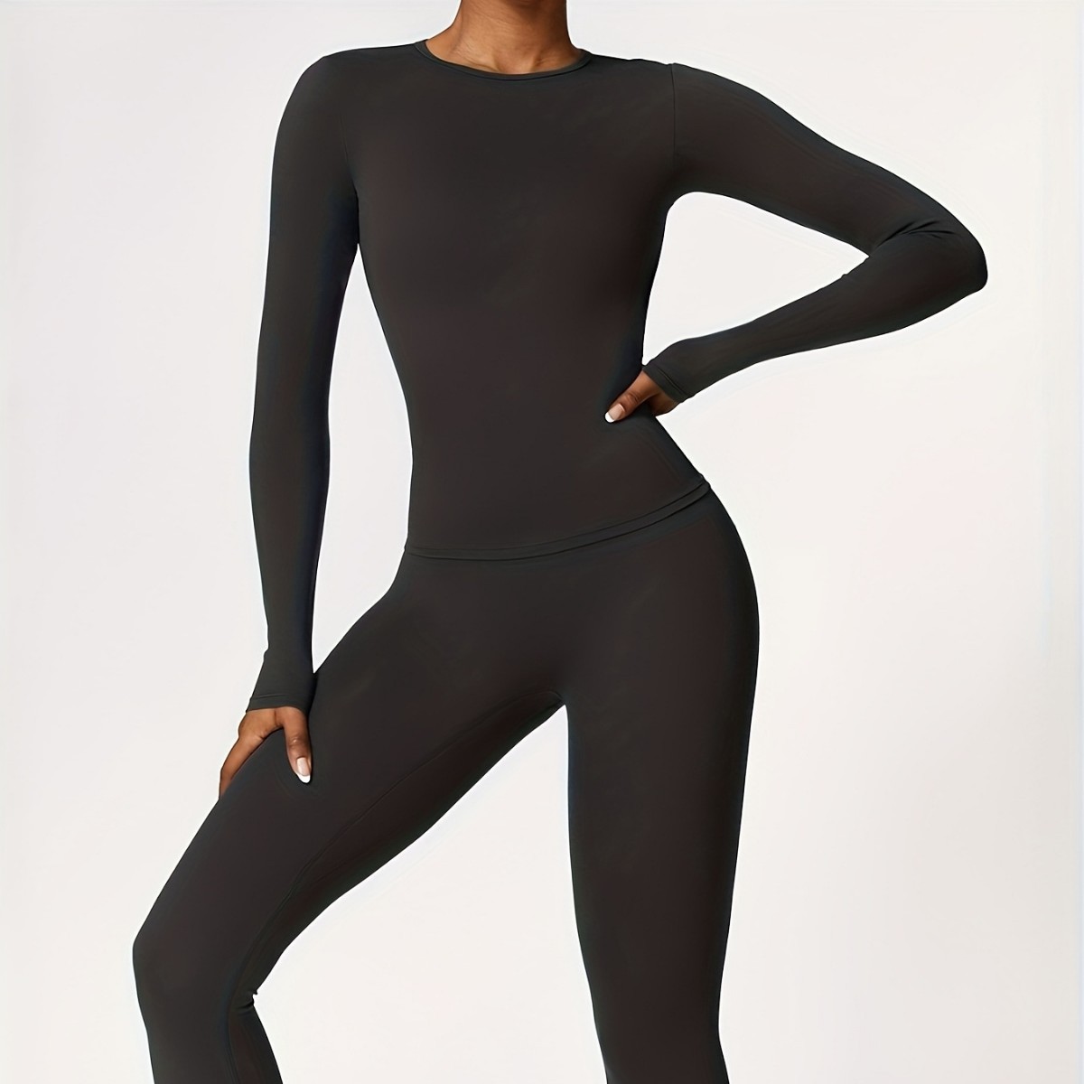 Winter Clothing Usa - Conjunto de ioga justo e slim,