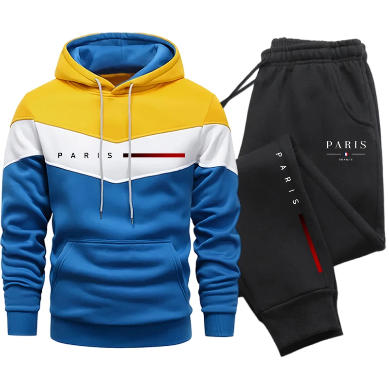 Winter Clothing - Conjunto Esportivo Masculino, Moletom Casual com