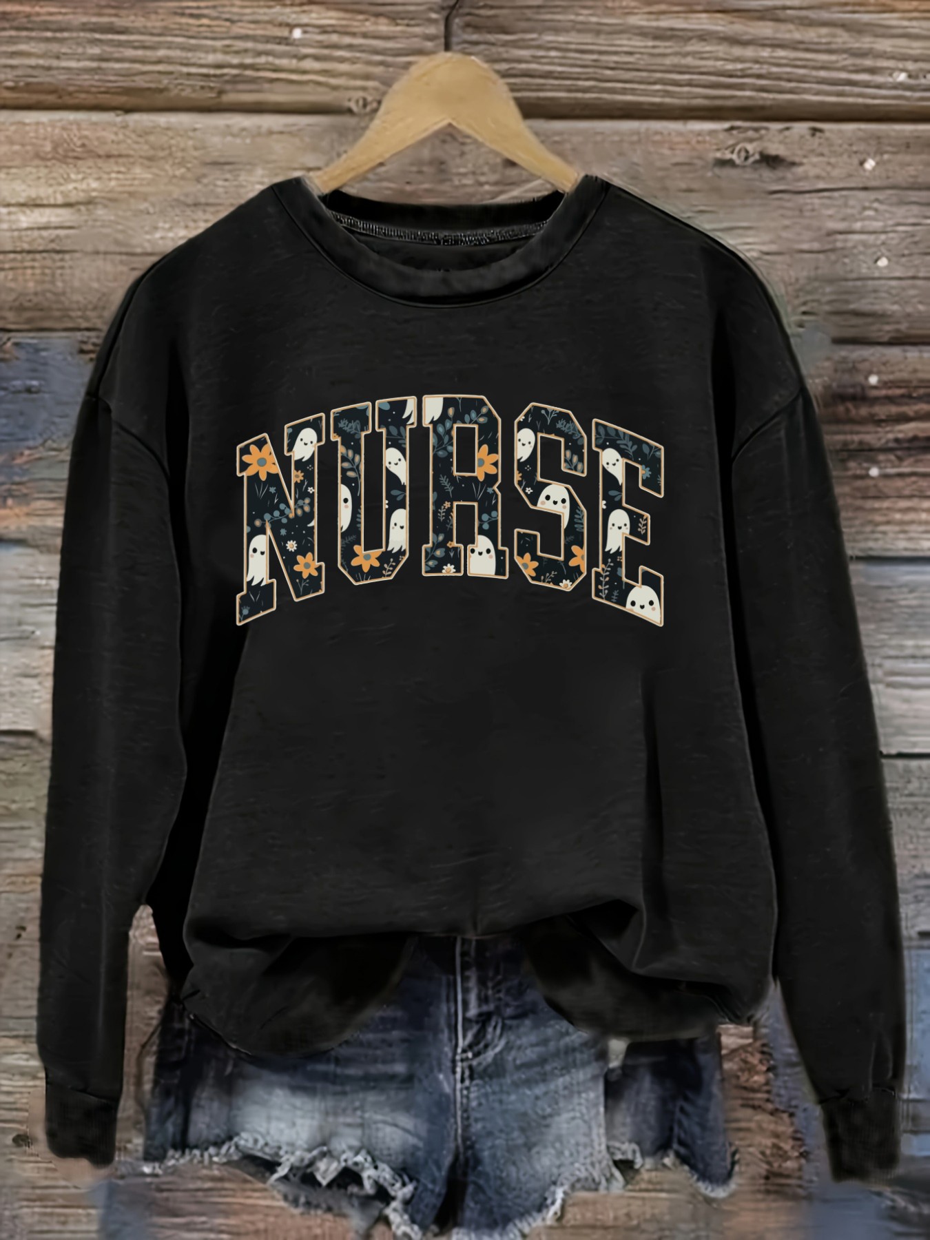 Winter Clothing Outfits - Camiseta Feminina Casual de Manga Longa