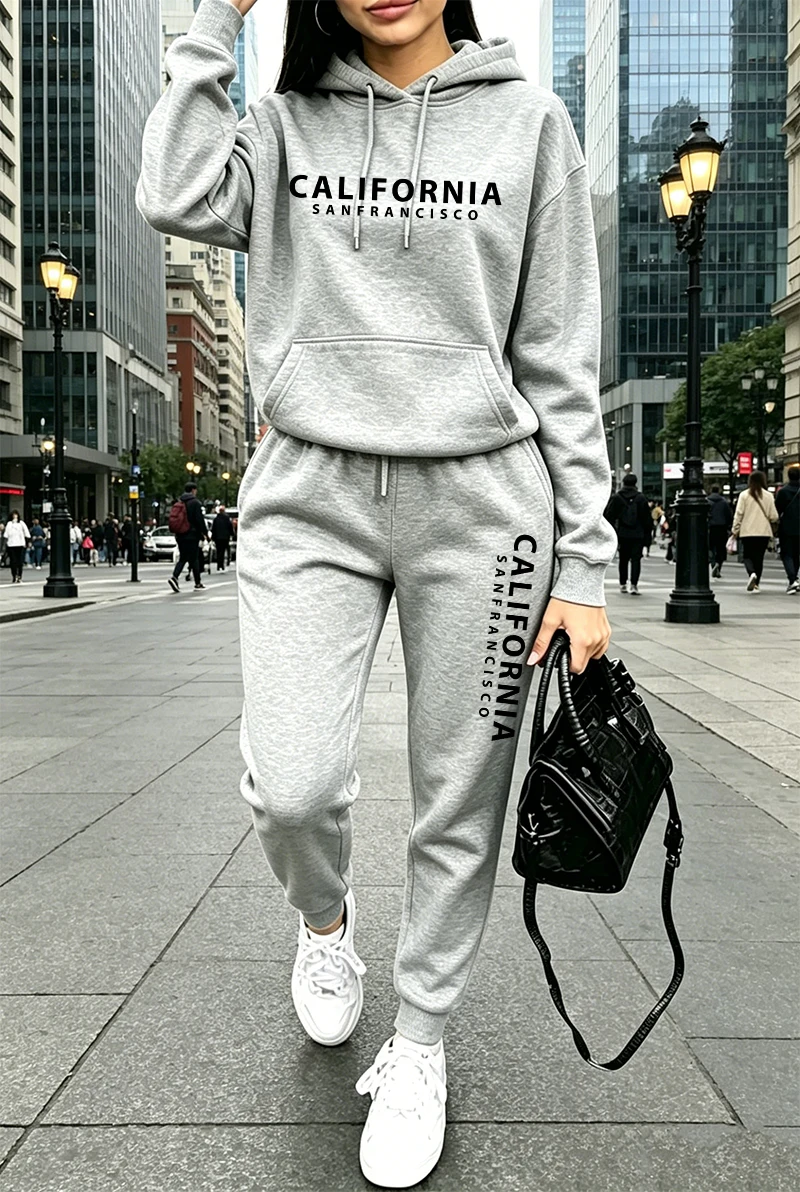 Winter Clothing Usa - Conjunto de Treino Feminino de Qualidade