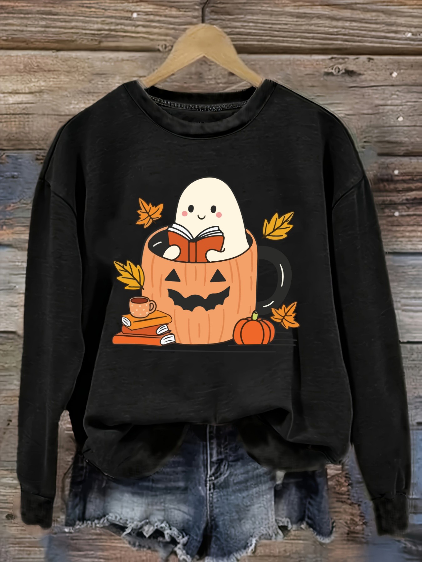 Winter Clothing Usa - Camiseta Feminina Casual de Manga Longa