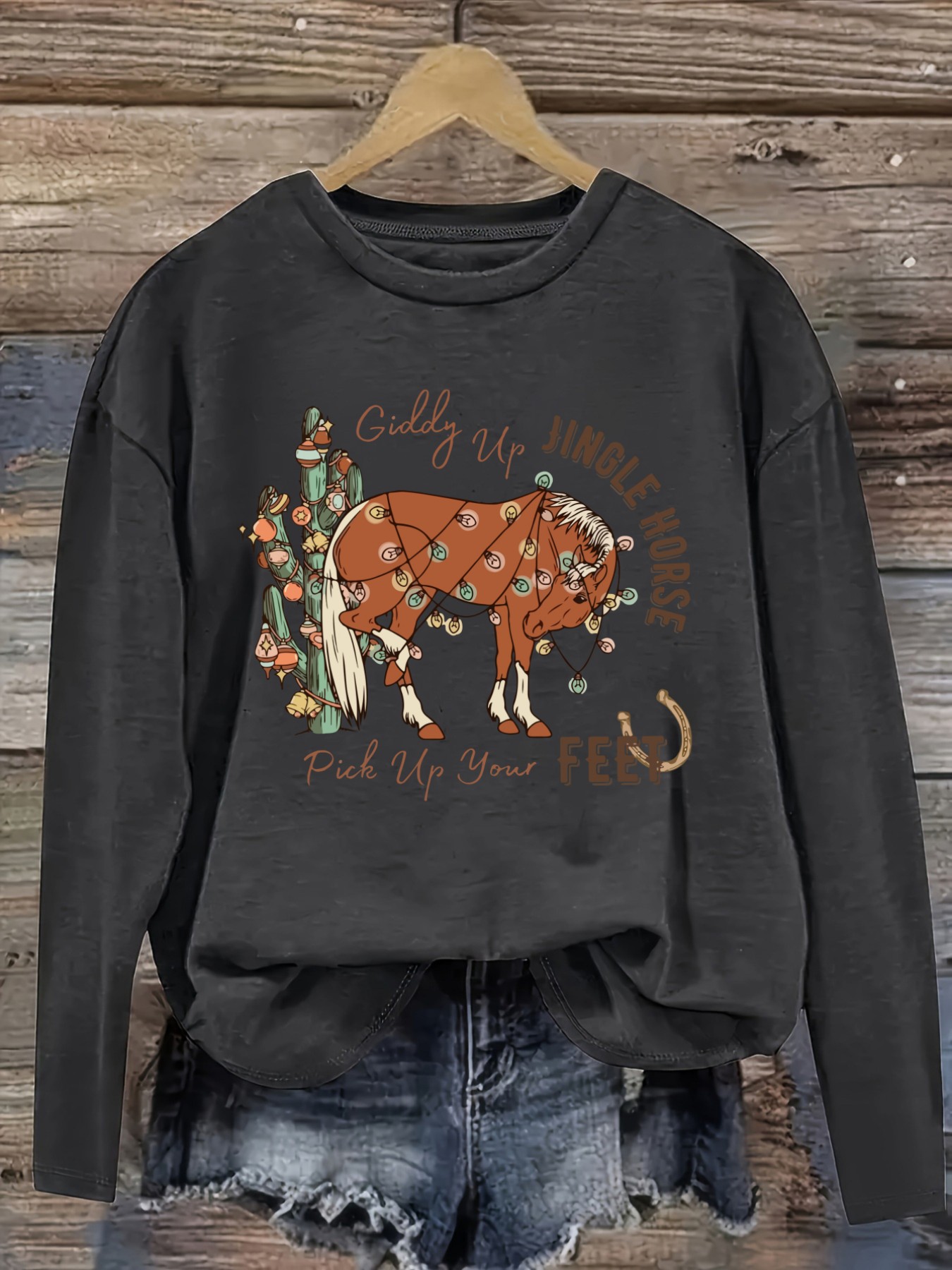 Camiseta Feminina Casual de Ma - Winter Clothing Outfits avaliação e preço