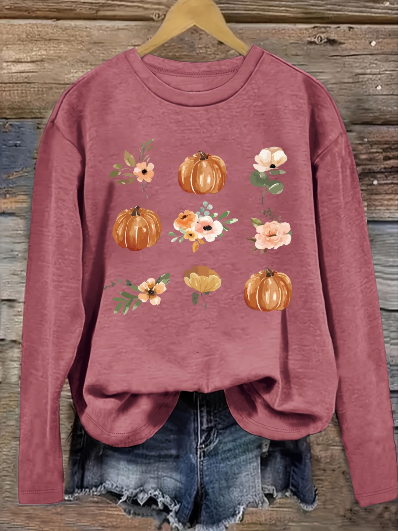 Camiseta feminina casual de ma - Winter Clothing Outfits avaliação e preço