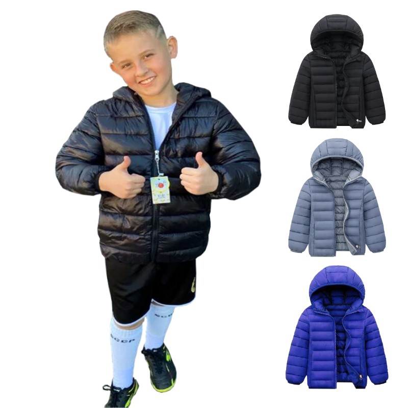 Casacos leves com capuz para c - Winter Clothing Kids avaliação e preço