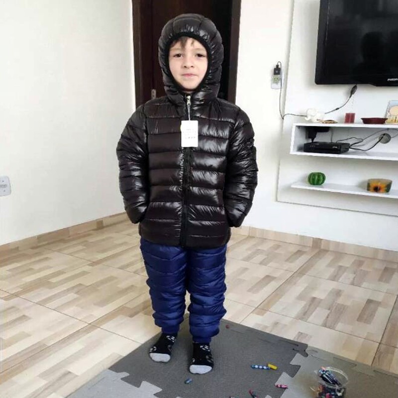 Casacos leves com capuz para c - Winter Clothing Kids avaliação e preço