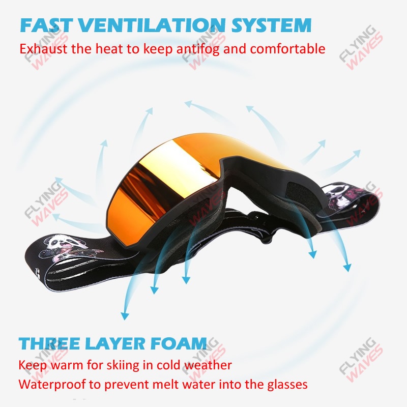 NOVO Óculos de Esqui com Lente - Snow Goggle Uv avaliação e preço