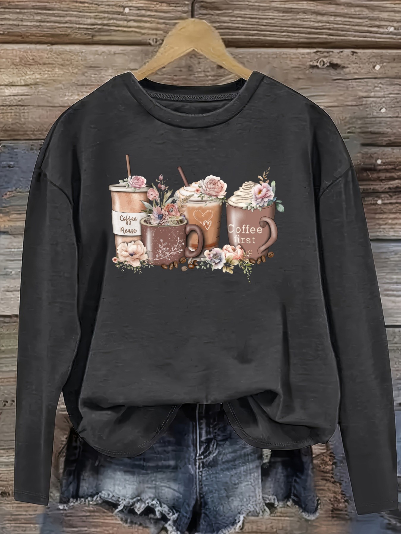 Camiseta Feminina Casual de Ma - Winter Clothing Outfits avaliação e preço
