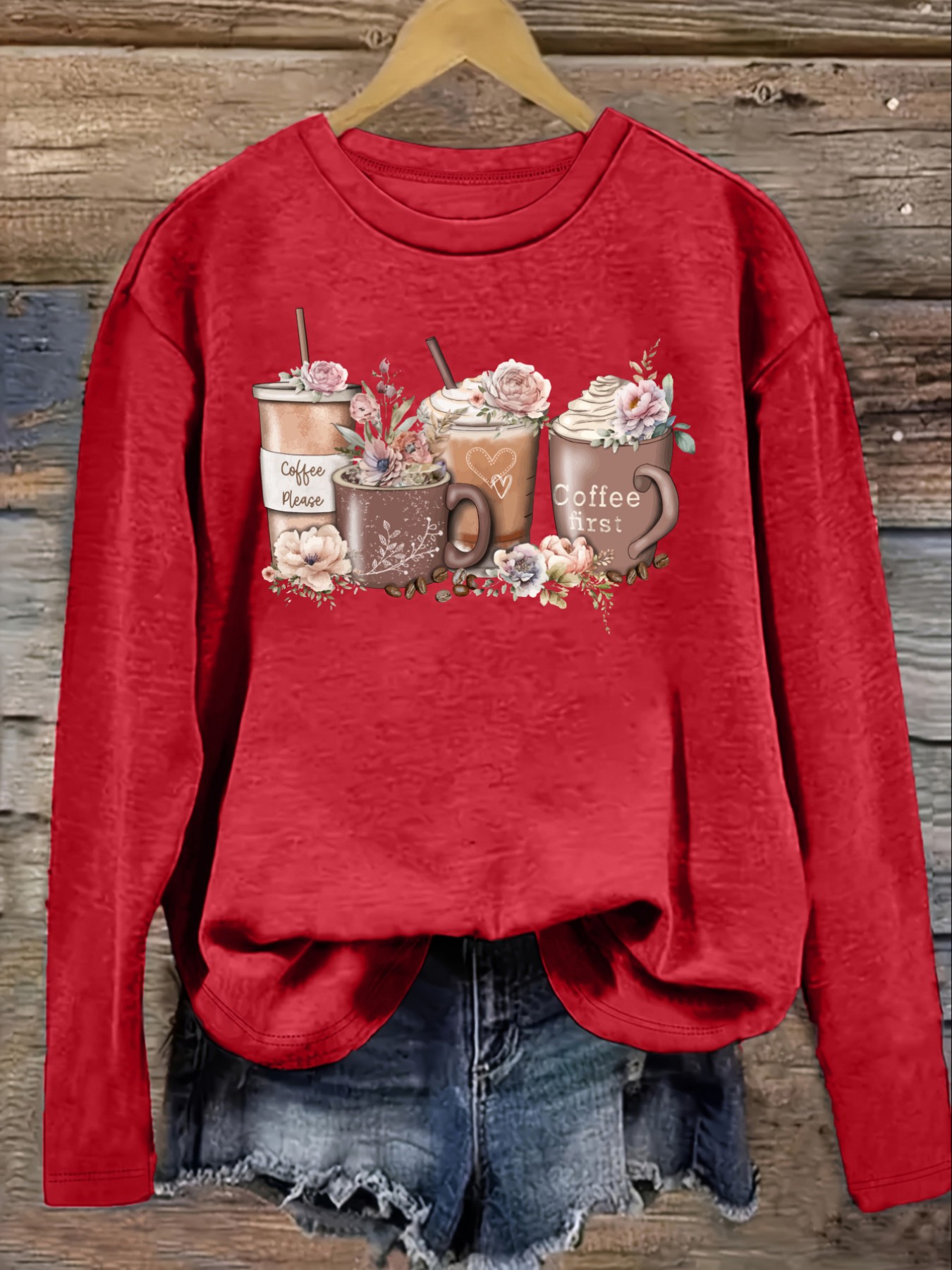 Camiseta Feminina Casual de Ma - Winter Clothing Outfits avaliação e preço