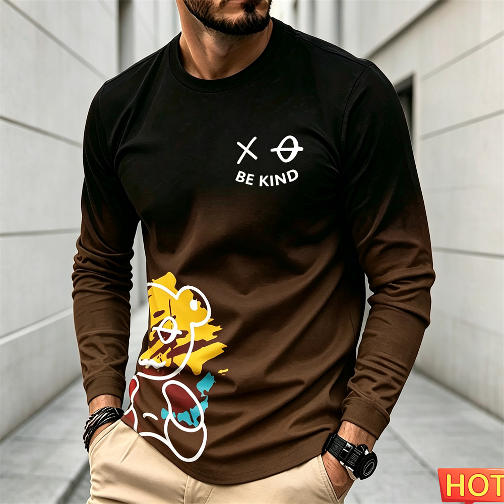 Camiseta masculina casual de o - Winter Clothing avaliação e preço