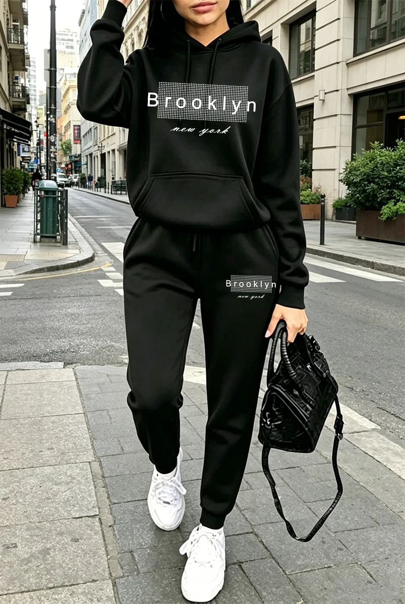 Conjunto de Moletom Feminino c - Winter Clothing Usa avaliação e preço