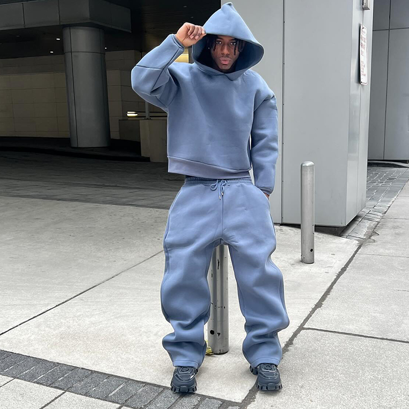 Conjunto de moletom com capuz  - Winter Clothing Website avaliação e preço