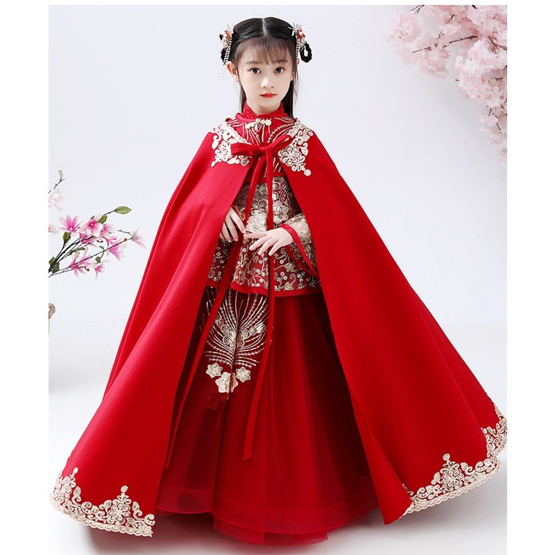 Vestido Infantil Hanfu Cheongs - Winter Clothing Kids avaliação e preço