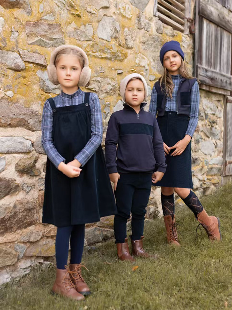 AP 2025 AW coleção de veludo a - Winter Clothing Kids avaliação e preço