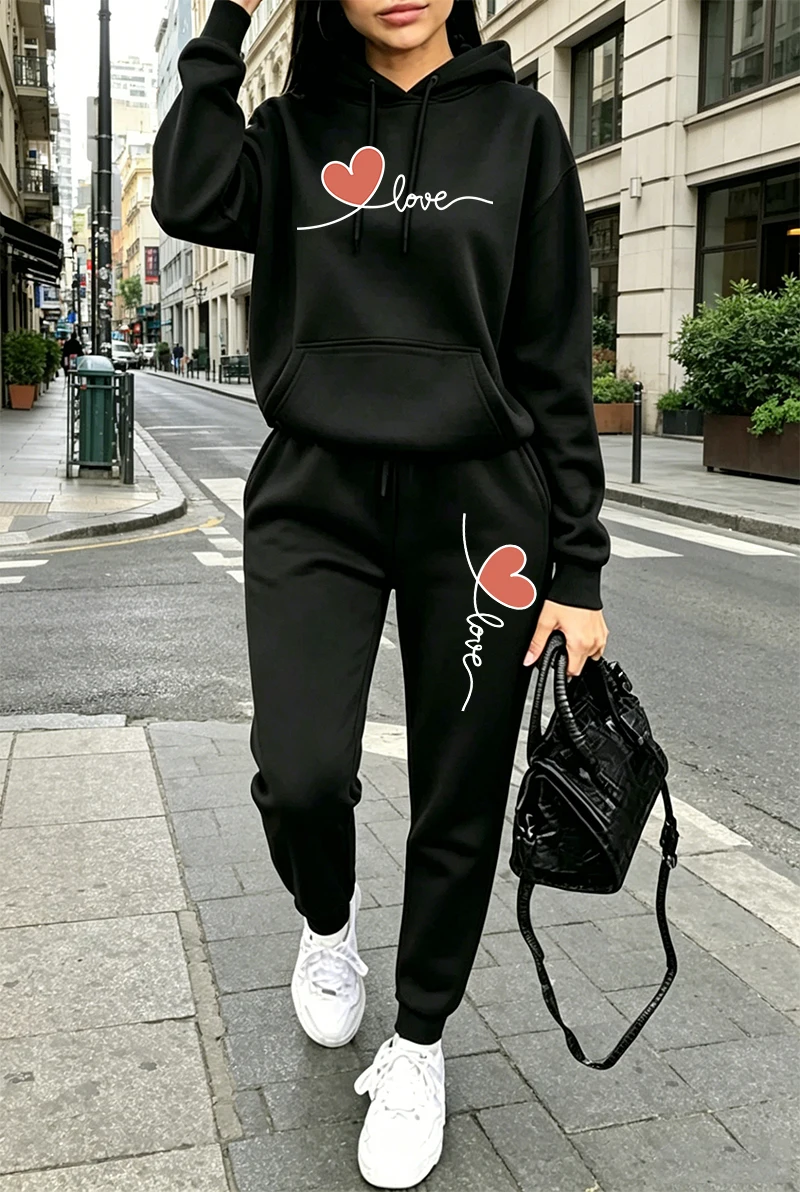 Conjunto de Moletom Feminino E - Winter Clothing Usa avaliação e preço