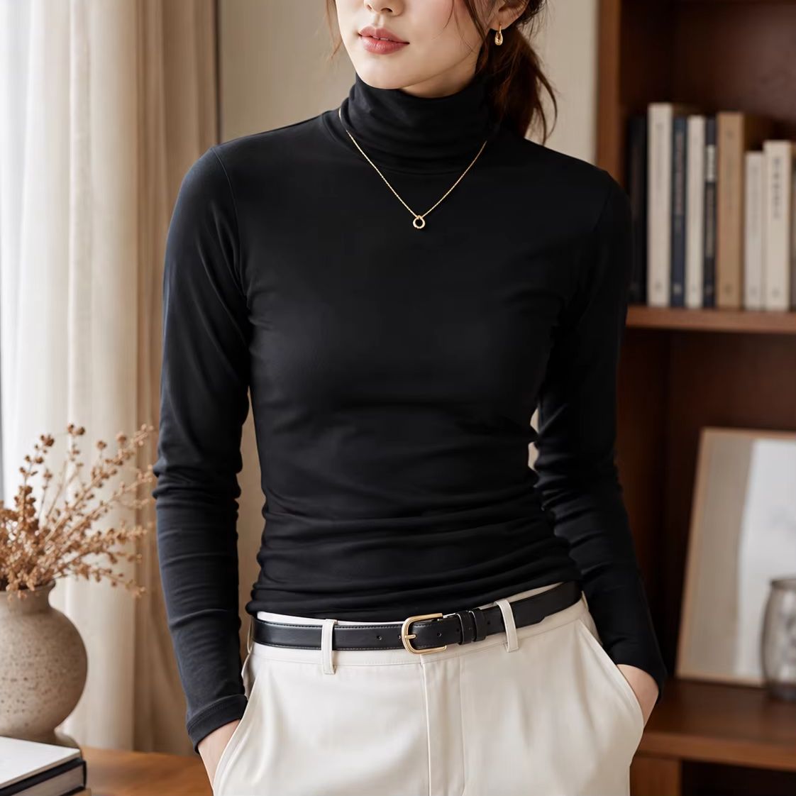 Camisa Térmica de Gola Alta Fe - Thermal Base Layer avaliação e preço