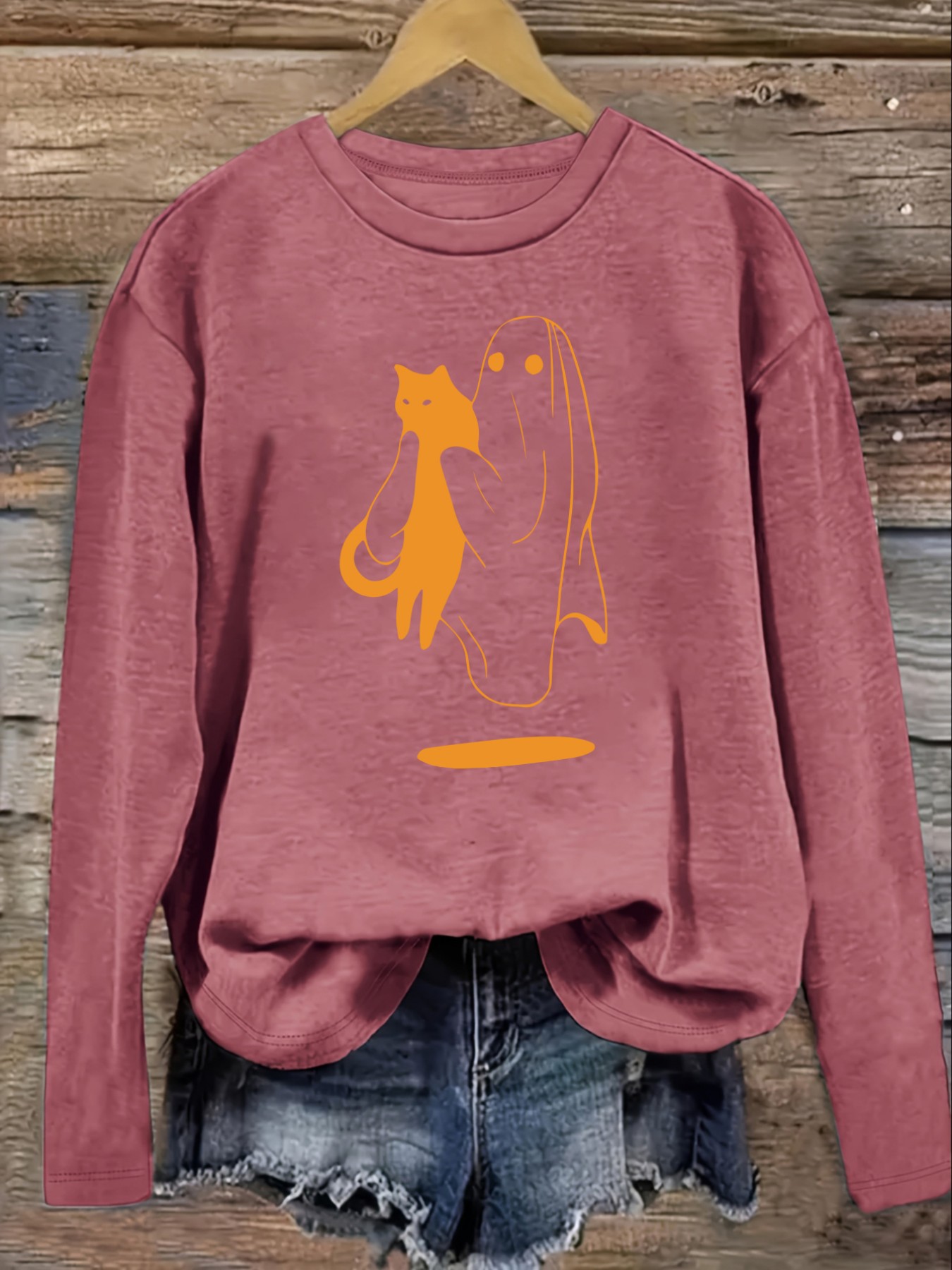 Camiseta Feminina Casual de Ma - Winter Clothing Outfits avaliação e preço