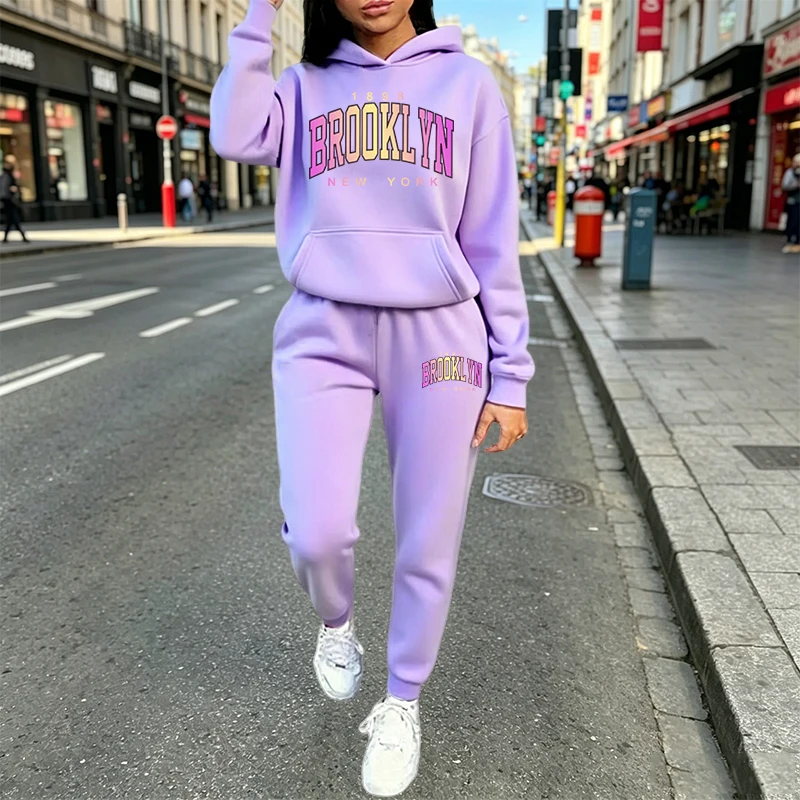 Conjunto Casual Feminino de 2  - Winter Clothing Outfits avaliação e preço