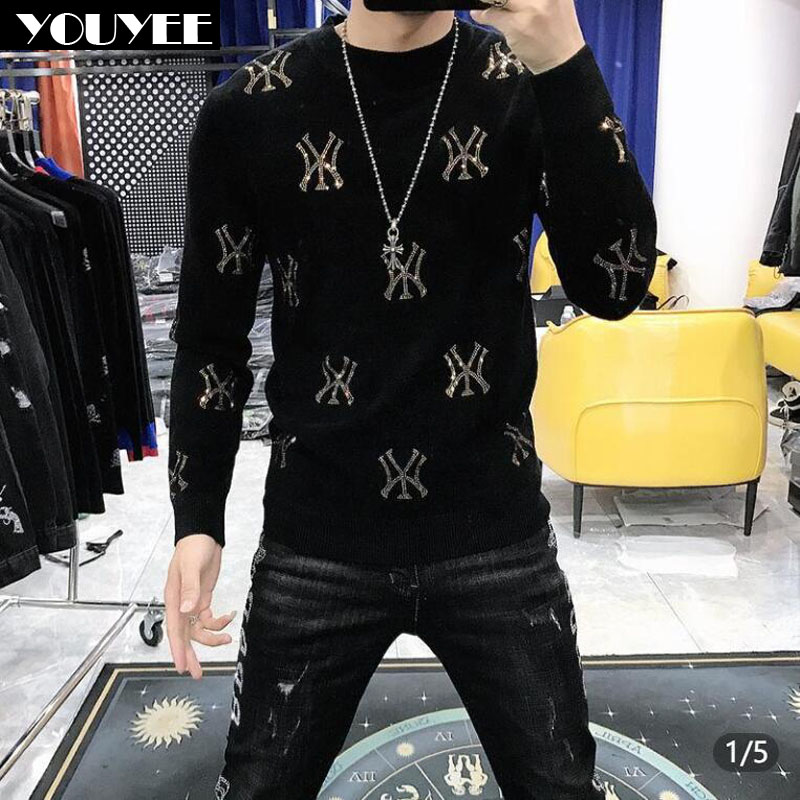 Camisola masculina casual moda - Winter Clothing English avaliação e preço