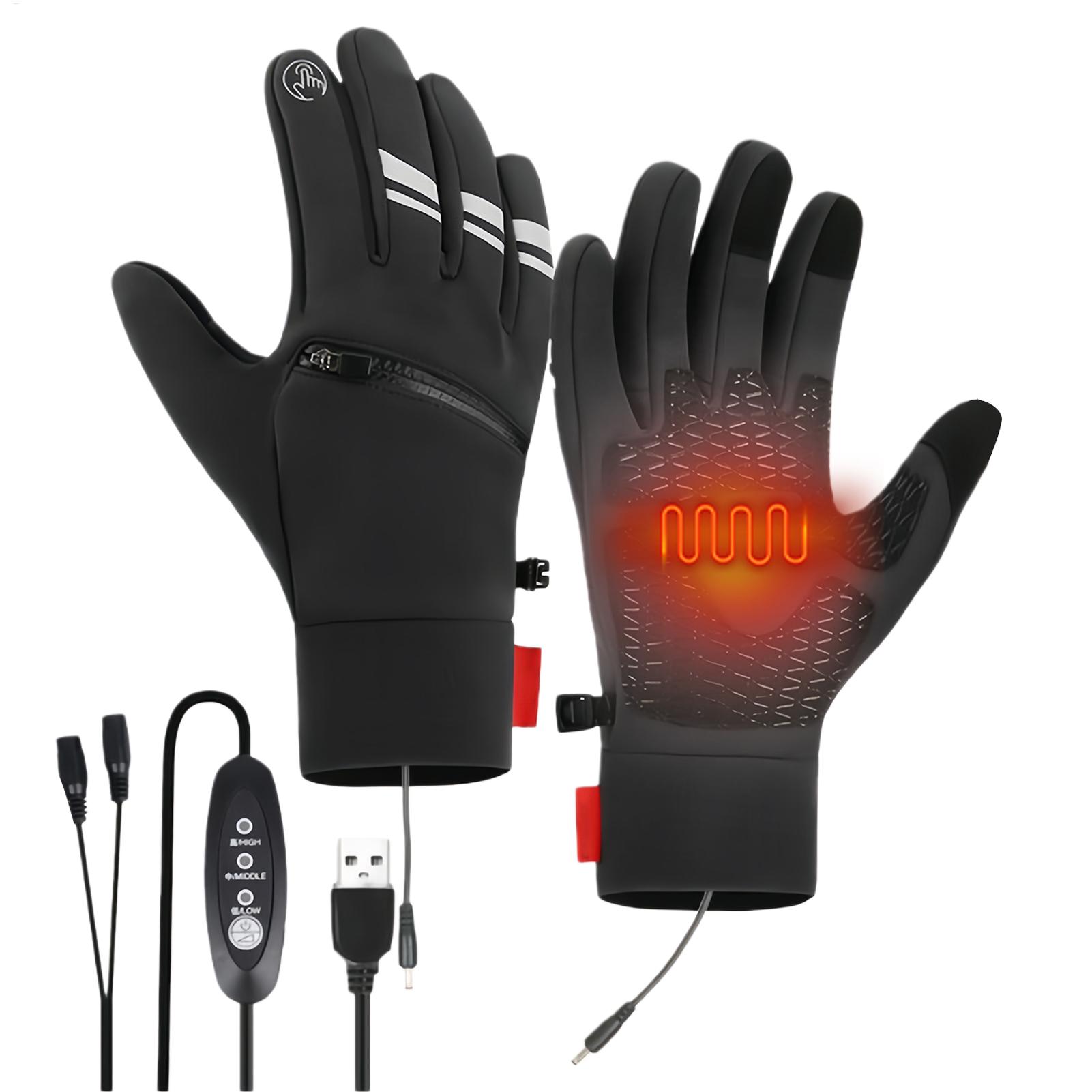 Luvas aquecidas por USB com 3  - Heated Gloves Electric avaliação e preço